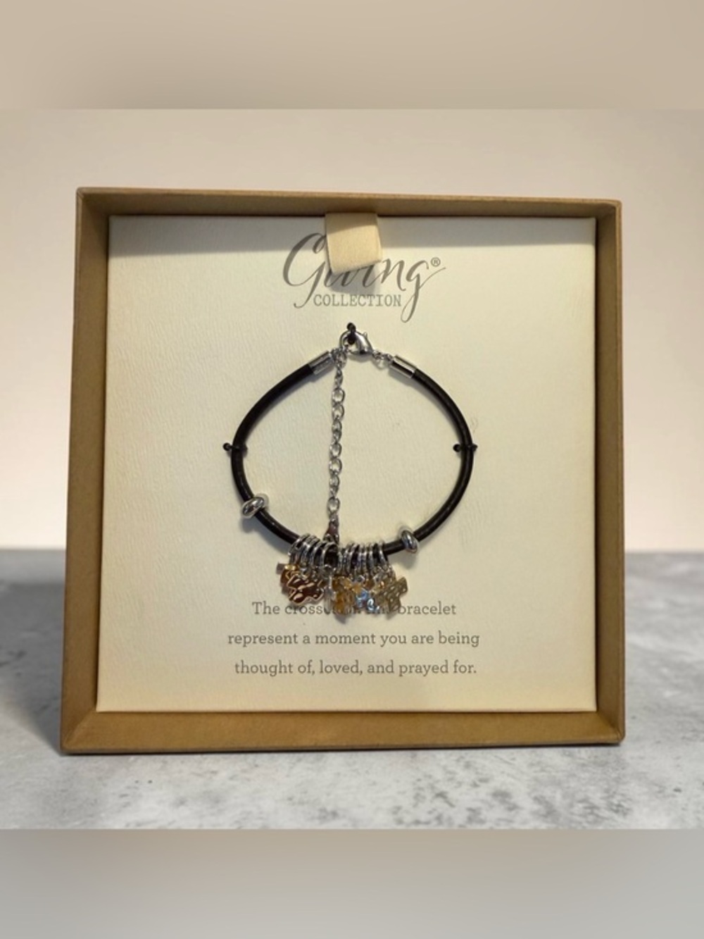 🫶🏻 Giving Collection Gold and Silver Cross Charm Bracelet